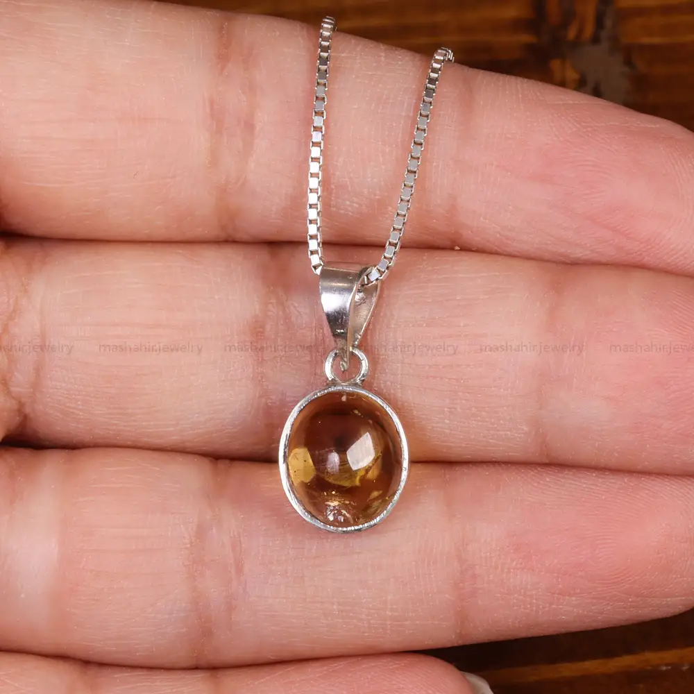 گردنبند سیترین اسپرت کد 24871