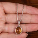 گردنبند سیترین اسپرت  کد 24873