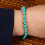 دستبند فیروزه خزامه کد 24969