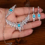 سرویس فیروزه زنانه کد 25040