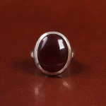 انگشتر عقیق مردانه کد 25072