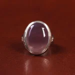 انگشتر عقیق سوسنی مردانه کد 25078