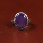 انگشتر عقیق سوسنی مردانه کد 25079