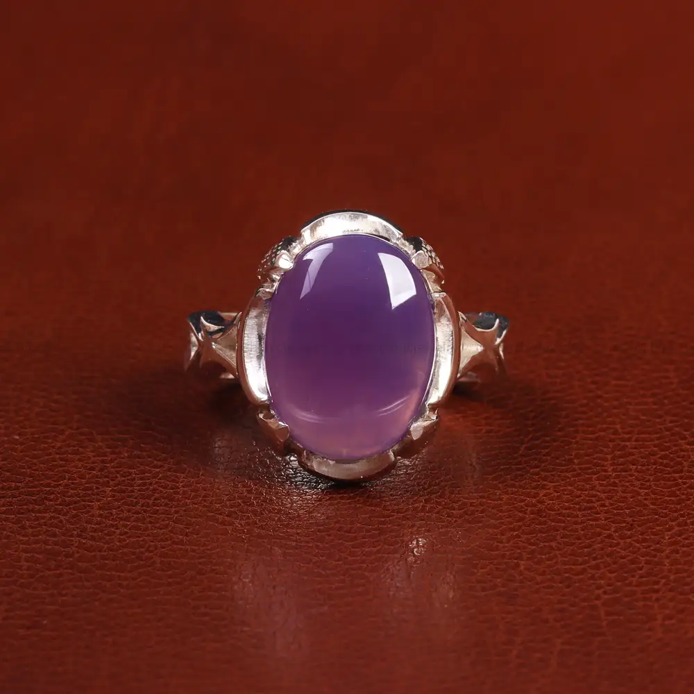 انگشتر عقیق سوسنی مردانه کد 25082