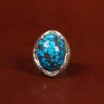 انگشتر فیروزه شجری مردانه کد 25091