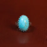 انگشتر فیروزه شجری مردانه کد 25106