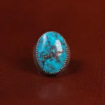 انگشتر فیروزه شجری مردانه کد 25109