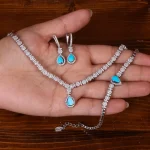 سرویس فیروزه زنانه کد 25295