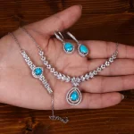 سرویس فیروزه زنانه کد 25301