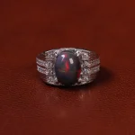 انگشتر اوپال مردانه کد 25305