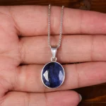 گردنبند یاقوت کبود کد 24931