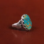 انگشتر فیروزه شجری مردانه کد 25834