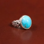 انگشتر فیروزه شجری مردانه کد 25875