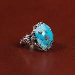 انگشتر فیروزه شجری مردانه کد 25947