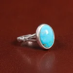 انگشتر فیروزه شجری مردانه کد 25970