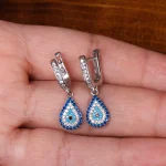 گوشواره نقره زنانه کد 25353