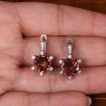 گوشواره الکساندریت زنانه کد 25355