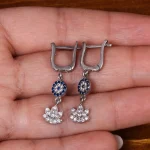 گوشواره نقره زنانه کد 25359