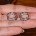 گوشواره نقره زنانه کد 25362