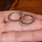 گوشواره نقره زنانه کد 25363