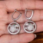 گوشواره نقره زنانه کد 25364