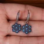 گوشواره نقره زنانه کد 25369