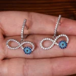 گوشواره نقره زنانه کد 25372