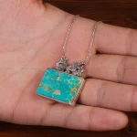 گردنبند فیروزه اسپرت کد 25435