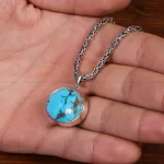 گردنبند فیروزه اسپرت کد 25438