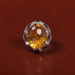 انگشتر سیترین مردانه کد 25501