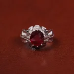 انگشتر یاقوت سرخ مردانه کد 25532