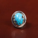 انگشتر فیروزه شجری مردانه کد 25581