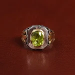 انگشتر زبرجد مردانه کد 25637