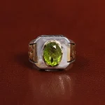 انگشتر زبرجد مردانه کد 25640