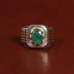 انگشتر زمرد مردانه کد 25647