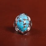 انگشتر فیروزه شجری مردانه کد 25737