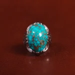 انگشتر فیروزه شجری مردانه کد 25753