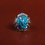 انگشتر فیروزه شجری مردانه کد 25758