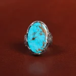 انگشتر فیروزه شجری مردانه کد 25773