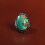 انگشتر فیروزه شجری مردانه کد 25781