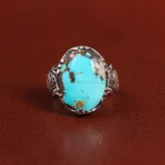 انگشتر فیروزه شجری مردانه کد 25850