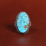 انگشتر فیروزه شجری مردانه کد 25851