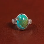 انگشتر فیروزه شجری مردانه کد 25860
