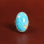 انگشتر فیروزه شجری مردانه کد 25870