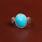 انگشتر فیروزه شجری مردانه کد 25875