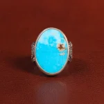 انگشتر فیروزه شجری مردانه کد 25877