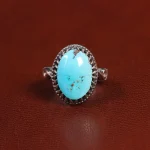 انگشتر فیروزه شجری مردانه کد 25885