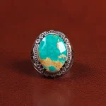 انگشتر فیروزه شجری مردانه کد 25929
