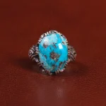 انگشتر فیروزه شجری مردانه کد 25947