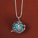 گردنبند فیروزه زنانه کد 26022